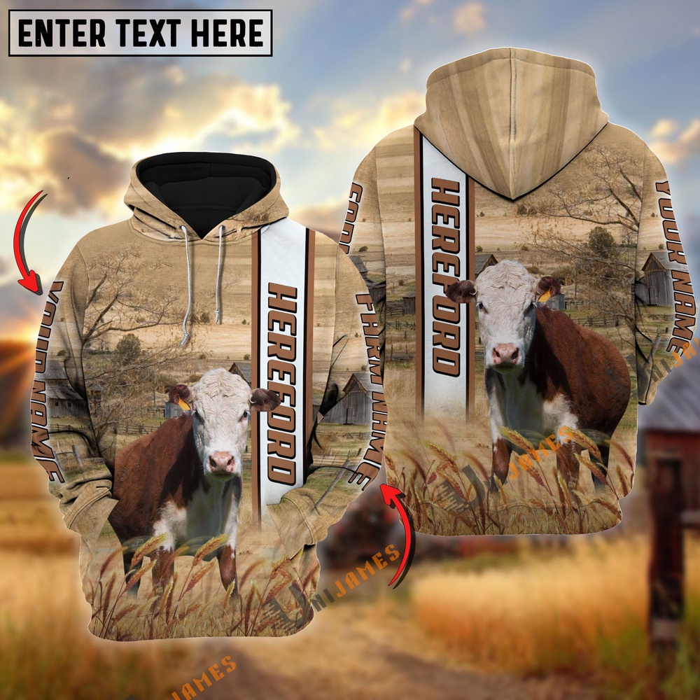 Hereford Happy Farm Life Personalized Name Farm Name 3D Hoodie Farm Hoodie Farmher Shirt 1 uq6gx5.jpg Hereford Happy Farm Life Personalized Name Farm Name 3D Hoodie Farm Hoodie Farmher Shirt 1 uq6gx5.jpg