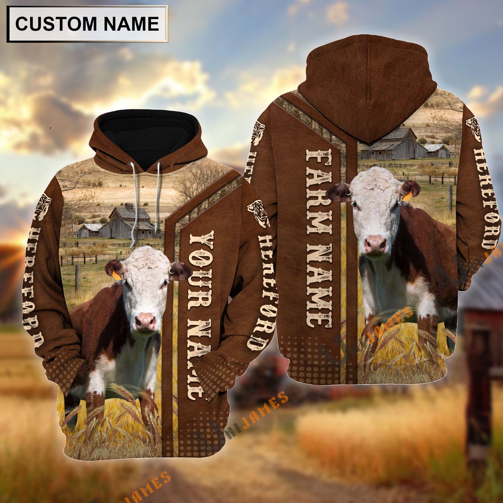 Hereford Personalized Name Farm Name 3D Hoodie Farm Hoodie Farmher Shirt 1 kmopku.jpg Hereford Personalized Name Farm Name 3D Hoodie Farm Hoodie Farmher Shirt 1 kmopku.jpg