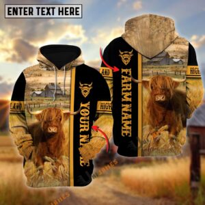 Highland Autumn Farming Personalized Name, Farm…