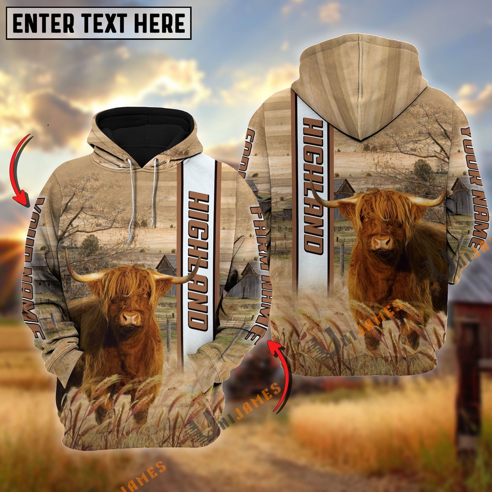 Highland Happy Farm Life Personalized Name Farm Name 3D Hoodie Farm Hoodie Farmher Shirt 1 cz0uz5.jpg Highland Happy Farm Life Personalized Name Farm Name 3D Hoodie Farm Hoodie Farmher Shirt 1 cz0uz5.jpg