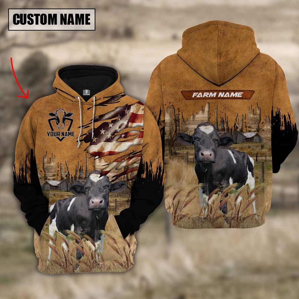 Holstein Custom Name US FLAG Pattern Hoodie Farm Hoodie Farmher Shirt 1 cb9wnc.jpg