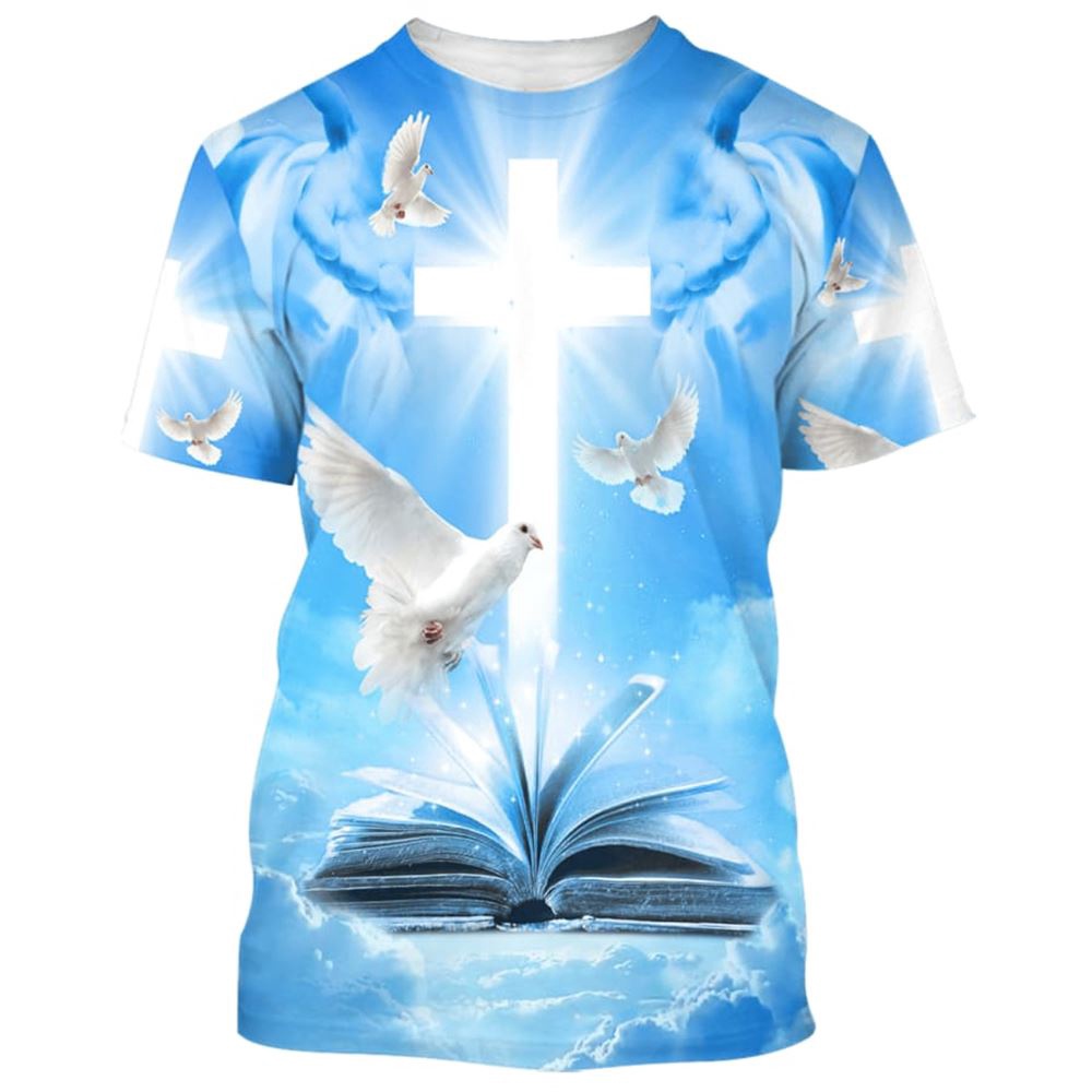 Holy Spirit Dove Cross 3D T Shirt Christian T Shirt Jesus Tshirt Designs Jesus Christ Shirt 1 wdslsj.jpg Holy Spirit Dove Cross 3D T Shirt Christian T Shirt Jesus Tshirt Designs Jesus Christ Shirt 1 wdslsj.jpg