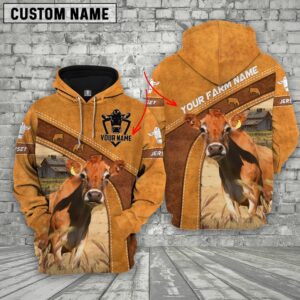 Jersey Cow No Horns Custom Name…