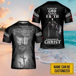 Jesus A Child Of God Custom Name 3D T Shirt Christian T Shirt Jesus Tshirt Designs Jesus Christ Shirt 1 scyeid.jpg