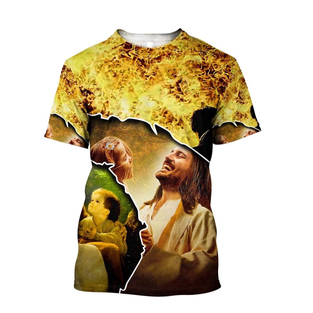 Jesus And Baby Jesus Unisex 3D T Shirt Christian T Shirt Jesus Tshirt Designs Jesus Christ Shirt 1 yrtv6l.jpg