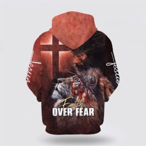 Jesus And Lion Faith Over Fear…