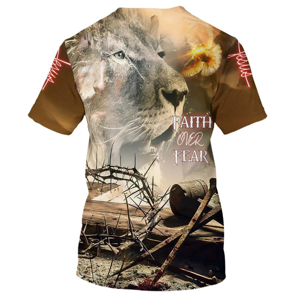 Jesus And Lion Faith Over Fear 3D T Shirt Christian T Shirt Jesus Tshirt Designs Jesus Christ Shirt 2 moadcv.jpg Jesus And Lion Faith Over Fear 3D T Shirt Christian T Shirt Jesus Tshirt Designs Jesus Christ Shirt 2 moadcv.jpg