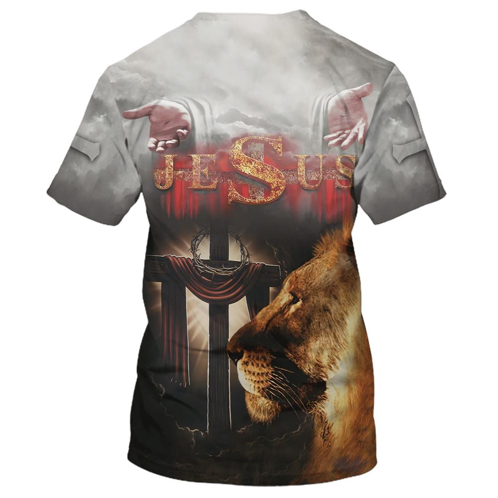 Jesus Arms Open Lion Cross 3D T Shirt Christian T Shirt Jesus Tshirt Designs Jesus Christ Shirt 2 bsda3n.jpg