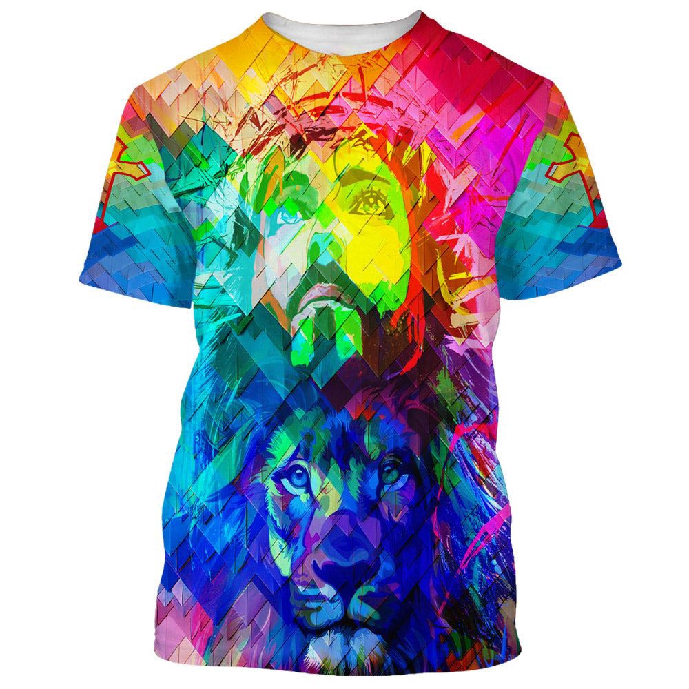 Jesus Christ And Lion 3D T Shirt Christian T Shirt Jesus Tshirt Designs Jesus Christ Shirt 1 rwbqod.jpg Jesus Christ And Lion 3D T Shirt Christian T Shirt Jesus Tshirt Designs Jesus Christ Shirt 1 rwbqod.jpg