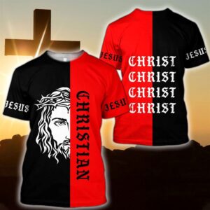 Jesus Christian Pablo Vibe Black And Red Color Jesus 3D T Shirt Christian T Shirt Jesus Tshirt Designs Jesus Christ Shirt 1 mc2m3m.jpg