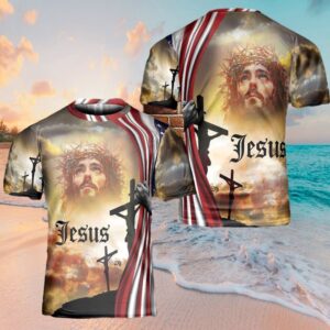 Jesus Cross 2 3D T Shirt Christian T Shirt Jesus Tshirt Designs Jesus Christ Shirt 1 iaearf.jpg