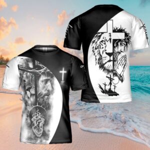 Jesus Cross Lion 3D T Shirt Christian T Shirt Jesus Tshirt Designs Jesus Christ Shirt 1 kaalmi.jpg
