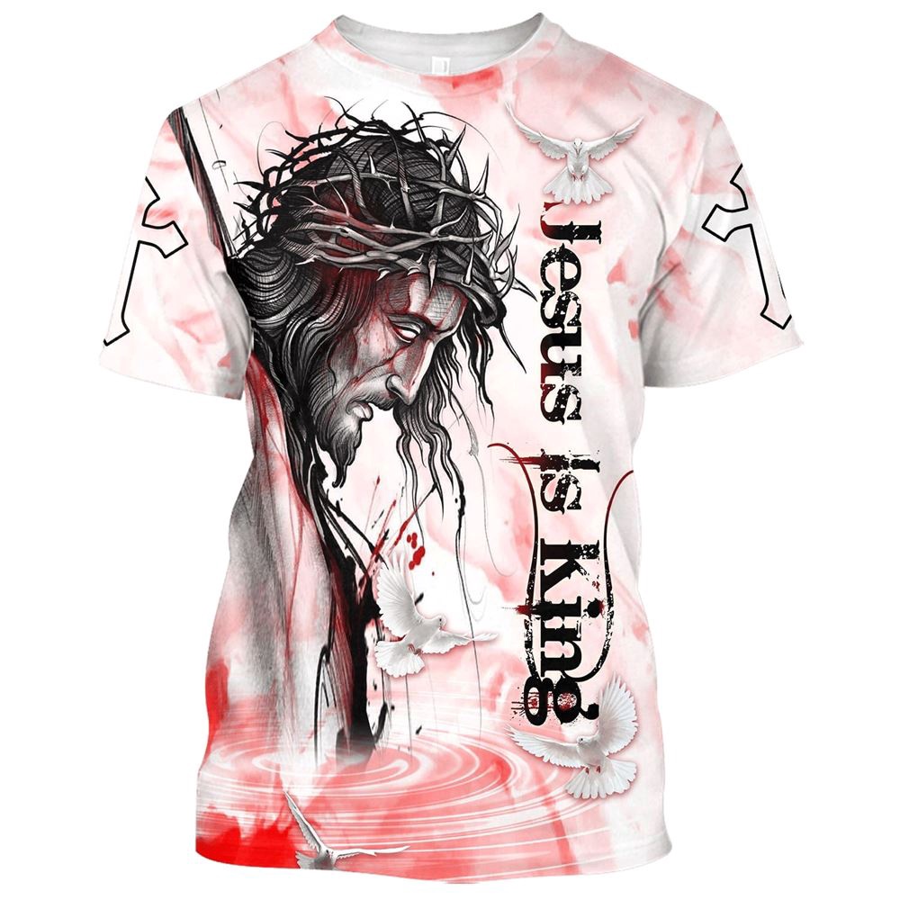 Jesus Is King 3D T Shirt Christian T Shirt Jesus Tshirt Designs Jesus Christ Shirt 1 msvthr.jpg Jesus Is King 3D T Shirt Christian T Shirt Jesus Tshirt Designs Jesus Christ Shirt 1 msvthr.jpg