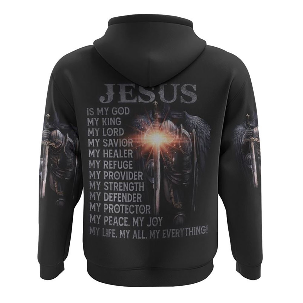 Jesus Is My God My King My Lord Warrior Hoodie Christian Hoodie Bible Hoodies Religious Hoodies 2 zppawl.jpg