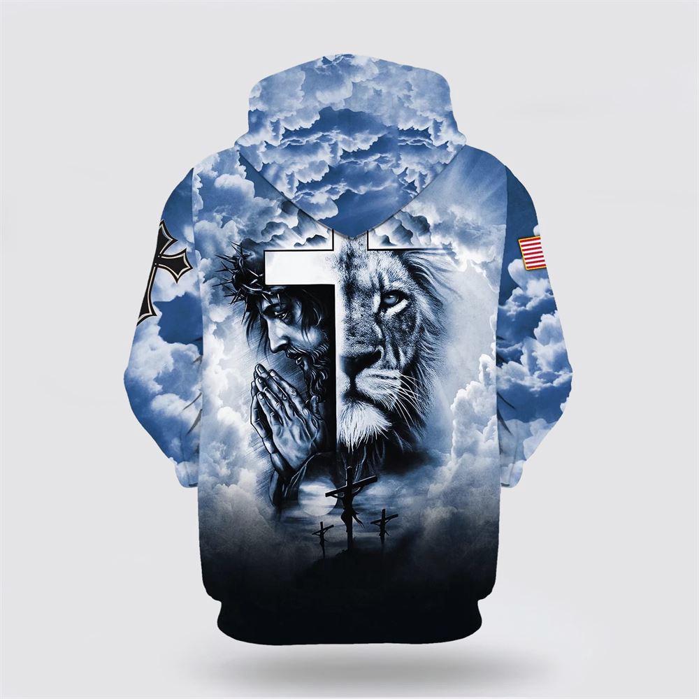 Jesus Lion And Cross 3D Hoodie Christian Hoodie Bible Hoodies Scripture Hoodies 2 f3ewvw.jpg