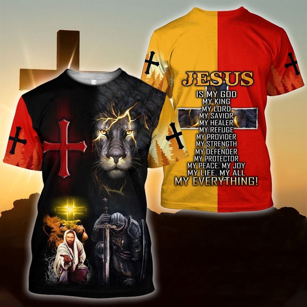 Jesus Lion And Knight Templar Jesus Unisex 3D T Shirt Christian T Shirt Jesus Tshirt Designs Jesus Christ Shirt 1 ptsgqa.jpg