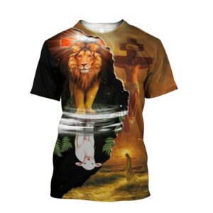 Jesus Lion And Lamb Jesus 3D T Shirt Christian T Shirt Jesus Tshirt Designs Jesus Christ Shirt 1 vmycxe.jpg