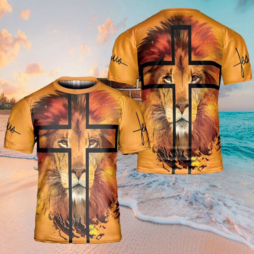 Jesus Lion Cross Portrait 3D T Shirt Christian T Shirt Jesus Tshirt Designs Jesus Christ Shirt 1 gv7ex8.jpg Jesus Lion Cross Portrait 3D T Shirt Christian T Shirt Jesus Tshirt Designs Jesus Christ Shirt 1 gv7ex8.jpg