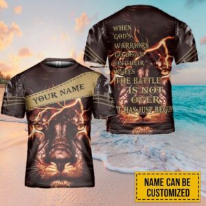 Jesus Lion Face Custom Name 3D T Shirt Christian T Shirt Jesus Tshirt Designs Jesus Christ Shirt 1 mhojmf.jpg