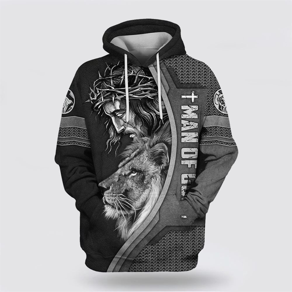 Jesus Lion Faith Over Fear Jesus 3D Hoodie Men Women Christian Hoodie Bible Hoodies Scripture Hoodies 1 oyj27a.jpg