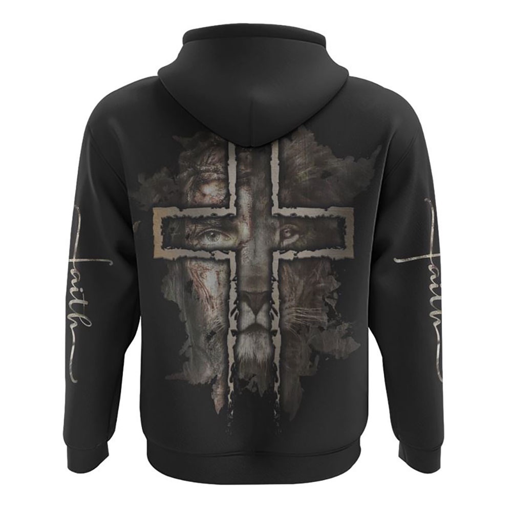 Jesus Lion Half Face Hoodie Christian Hoodie Bible Hoodies Religious Hoodies 2 cjwzkb.jpg