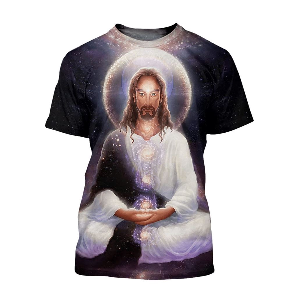 Jesus Menditation Unisex 3D T Shirt Christian T Shirt Jesus Tshirt Designs Jesus Christ Shirt 1 gu1tot.jpg