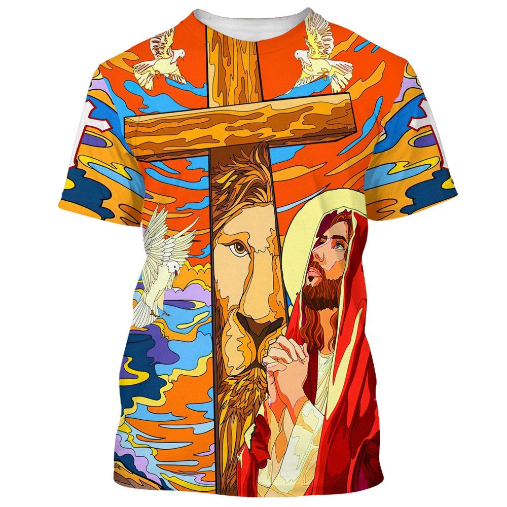 Jesus Praying Lion Of Judah Christian Cross Faith 3D T Shirt Christian T Shirt Jesus Tshirt Designs Jesus Christ Shirt 1 w0nv9e.jpg Jesus Praying Lion Of Judah Christian Cross Faith 3D T Shirt Christian T Shirt Jesus Tshirt Designs Jesus Christ Shirt 1 w0nv9e.jpg