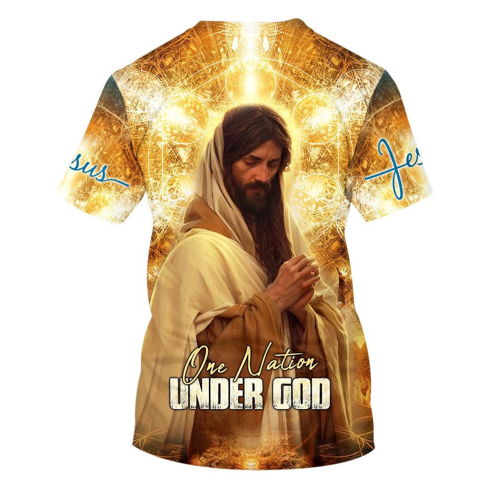 Jesus Praying One Nation Under God 3D T Shirt Christian T Shirt Jesus Tshirt Designs Jesus Christ Shirt 2 djk6od.jpg Jesus Praying One Nation Under God 3D T Shirt Christian T Shirt Jesus Tshirt Designs Jesus Christ Shirt 2 djk6od.jpg