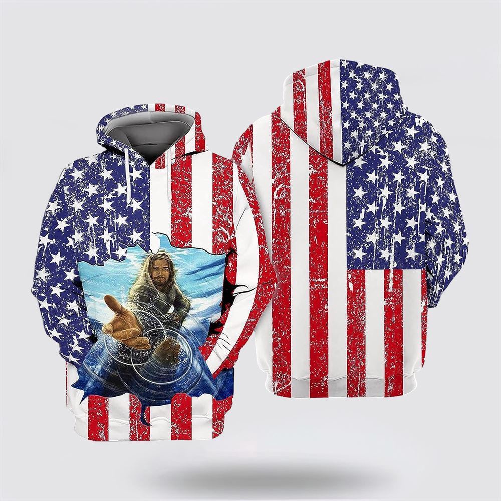 Jesus Reaching Hand American Flag All Over Print Hoodie Shirt For Christian Christian Hoodie Bible Hoodies Scripture Hoodies 1 rpum72.jpg