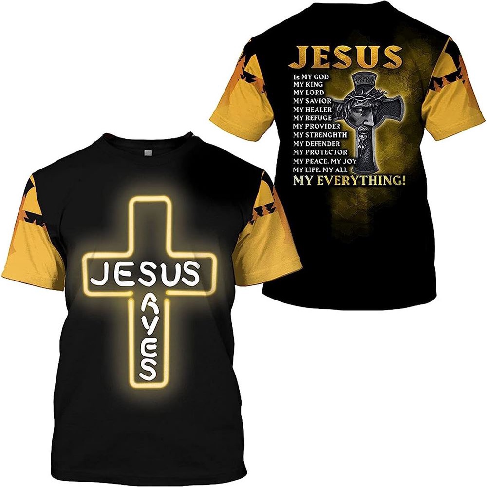 Jesus Saves Jesus Is My God My Kingjesus Is My God My King 3D T Shirt Christian T Shirt Jesus Tshirt Designs Jesus Christ Shirt 1 ue3vac.jpg Jesus Saves Jesus Is My God My Kingjesus Is My God My King 3D T Shirt Christian T Shirt Jesus Tshirt Designs Jesus Christ Shirt 1 ue3vac.jpg