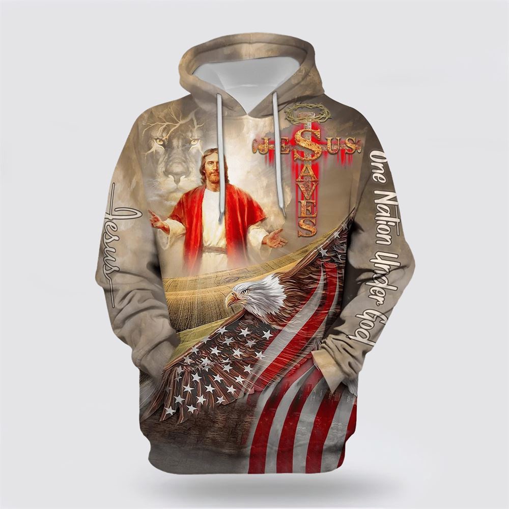 Jesus Saves One Nation Under God 3D Hoodie Christian Hoodie Bible Hoodies Scripture Hoodies 1 mbjccm.jpg Jesus Saves One Nation Under God 3D Hoodie Christian Hoodie Bible Hoodies Scripture Hoodies 1 mbjccm.jpg