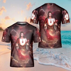 Jesus Take My Hand Red Cloud Galaxy 3D T Shirt Christian T Shirt Jesus Tshirt Designs Jesus Christ Shirt 1 ofkzhq.jpg