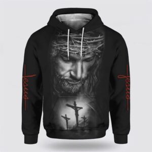 Jesus With Crown Of Thorns Cross…