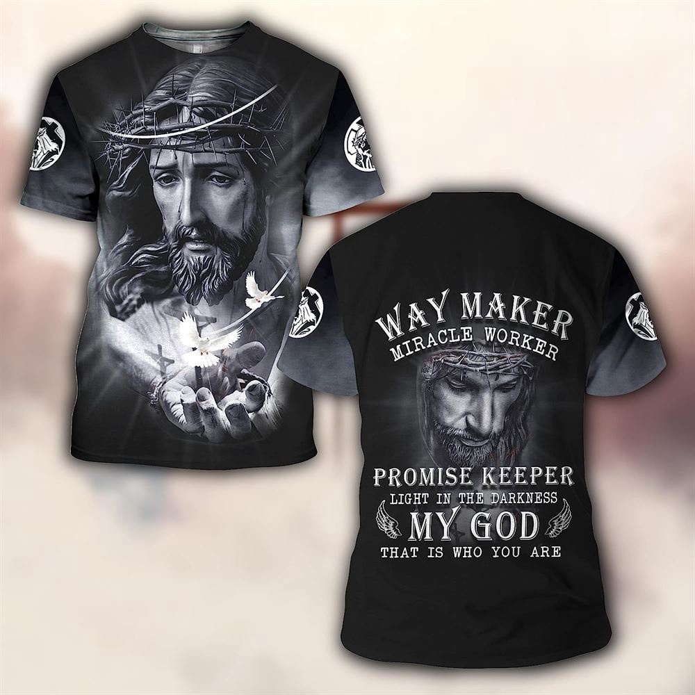 Jesus With Crown Of Thorns Way Maker Miracle Worker 3D T Shirt Christian T Shirt Jesus Tshirt Designs Jesus Christ Shirt 2 n80f9x.jpg Jesus With Crown Of Thorns Way Maker Miracle Worker 3D T Shirt Christian T Shirt Jesus Tshirt Designs Jesus Christ Shirt 2 n80f9x.jpg