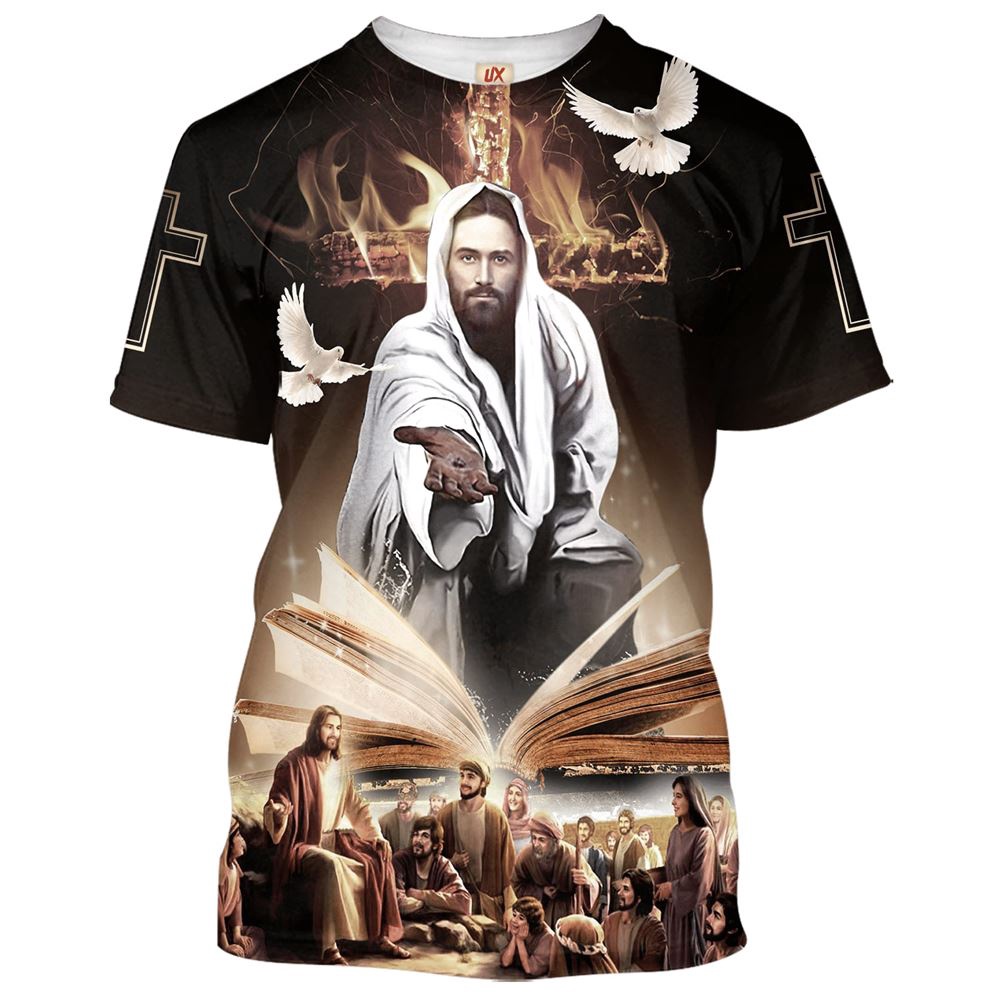 Jesus With His Disciples 3D T Shirt Christian T Shirt Jesus Tshirt Designs Jesus Christ Shirt 1 zjyhgs.jpg Jesus With His Disciples 3D T Shirt Christian T Shirt Jesus Tshirt Designs Jesus Christ Shirt 1 zjyhgs.jpg