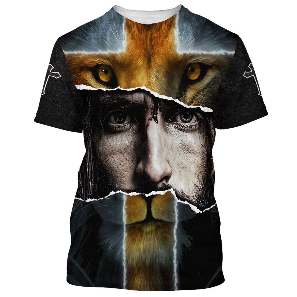 Jesus With Lion 3D T Shirt Christian T Shirt Jesus Tshirt Designs Jesus Christ Shirt 1 nmvbff.jpg Jesus With Lion 3D T Shirt Christian T Shirt Jesus Tshirt Designs Jesus Christ Shirt 1 nmvbff.jpg