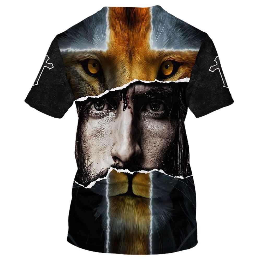 Jesus With Lion 3D T Shirt Christian T Shirt Jesus Tshirt Designs Jesus Christ Shirt 2 eybozm.jpg Jesus With Lion 3D T Shirt Christian T Shirt Jesus Tshirt Designs Jesus Christ Shirt 2 eybozm.jpg