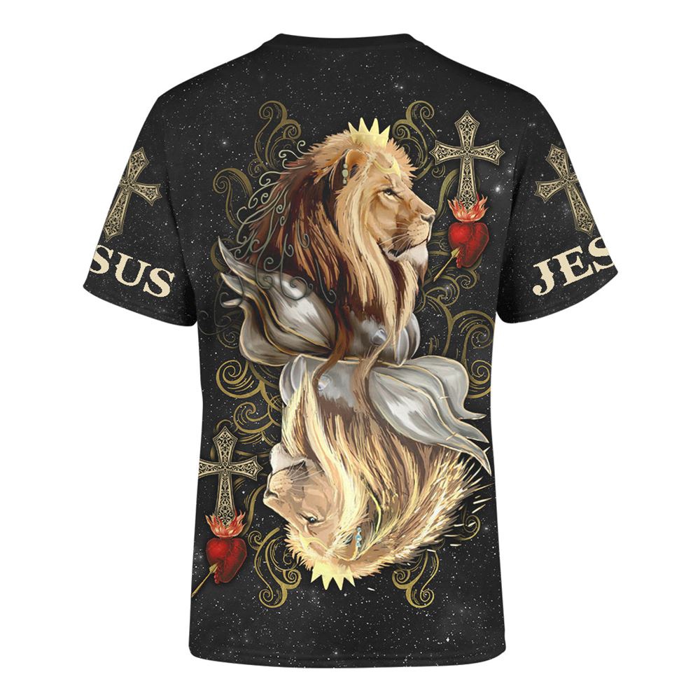 King Of Hearts Lion Jesus Lion Unisex 3D T Shirt Christian T Shirt Jesus Tshirt Designs Jesus Christ Shirt 2 kw0ebi.jpg King Of Hearts Lion Jesus Lion Unisex 3D T Shirt Christian T Shirt Jesus Tshirt Designs Jesus Christ Shirt 2 kw0ebi.jpg