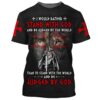 Knight Templar Lion A Warrior Of Christ Jesus Unisex 3D T Shirt, Christian T Shirt, Jesus Tshirt Designs, Jesus Christ Shirt