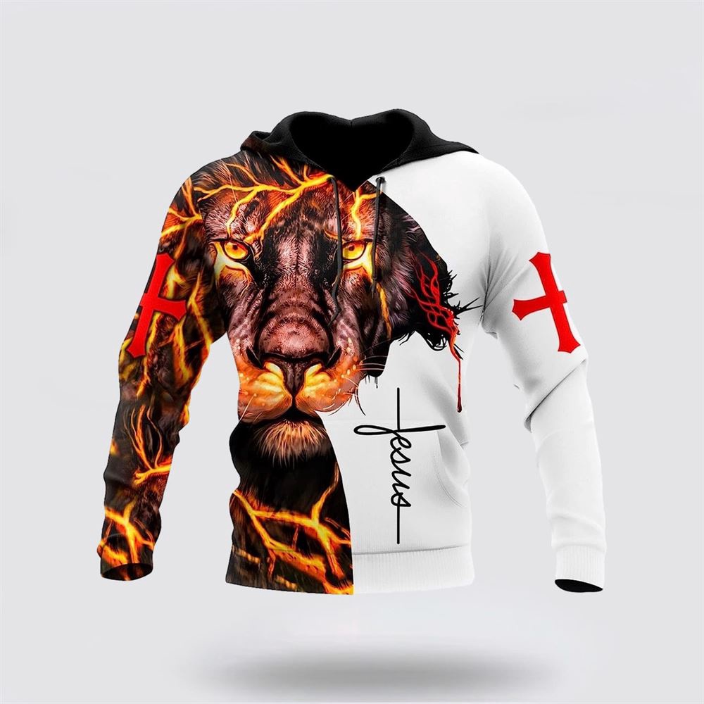 Lightning Lion And Jesus Cross 3D Hoodie Christian Hoodie Bible Hoodies Scripture Hoodies 1 alhsoe.jpg Lightning Lion And Jesus Cross 3D Hoodie Christian Hoodie Bible Hoodies Scripture Hoodies 1 alhsoe.jpg