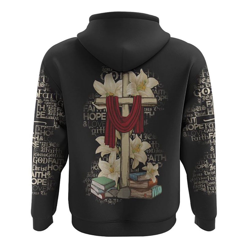 Lily Flower And Cross Book Hoodie Christian Hoodie Bible Hoodies Religious Hoodies 2 rpyqdq.jpg