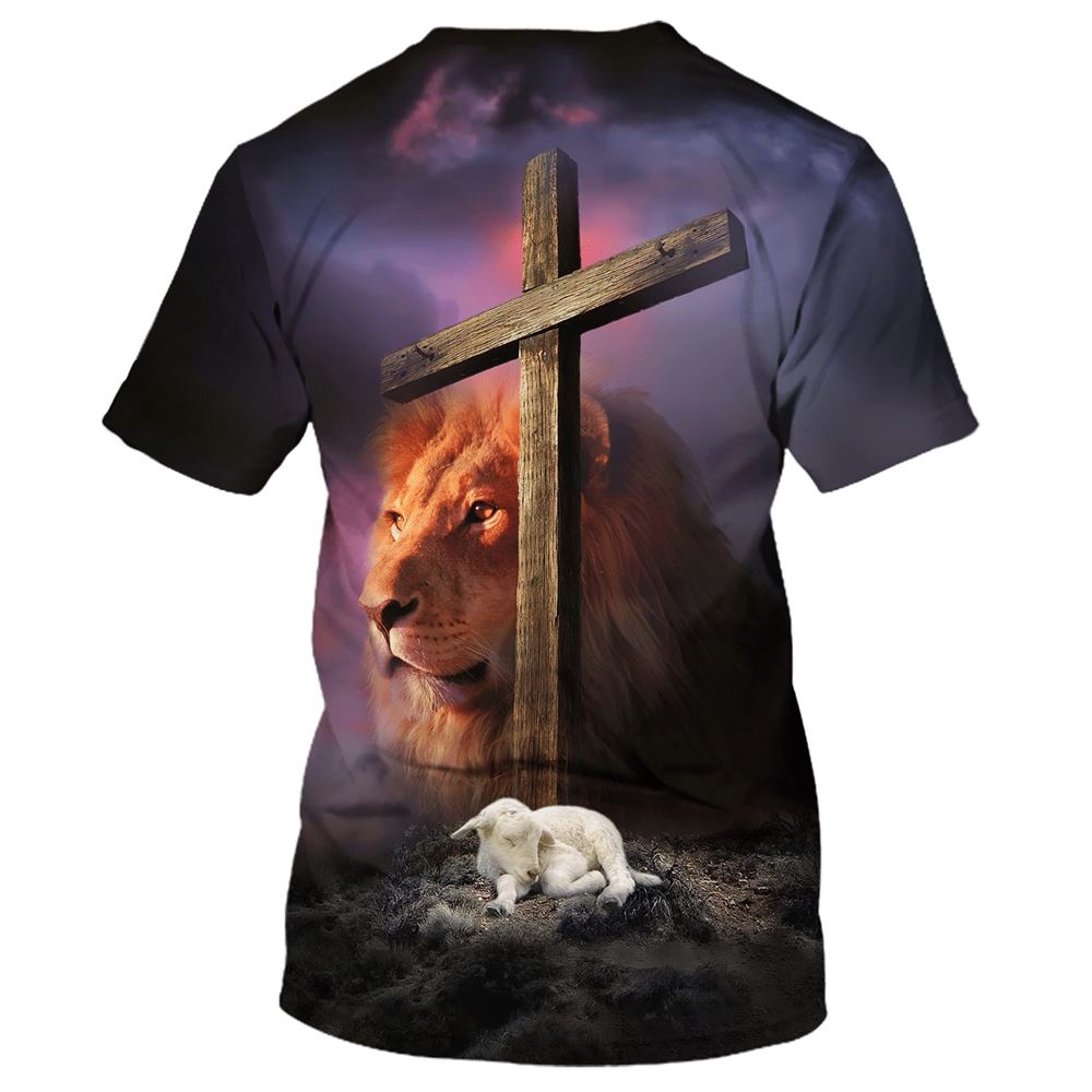Lion And Lamb Cross Of Christ 3D T Shirt Christian T Shirt Jesus Tshirt Designs Jesus Christ Shirt 2 vidumt.jpg Lion And Lamb Cross Of Christ 3D T Shirt Christian T Shirt Jesus Tshirt Designs Jesus Christ Shirt 2 vidumt.jpg