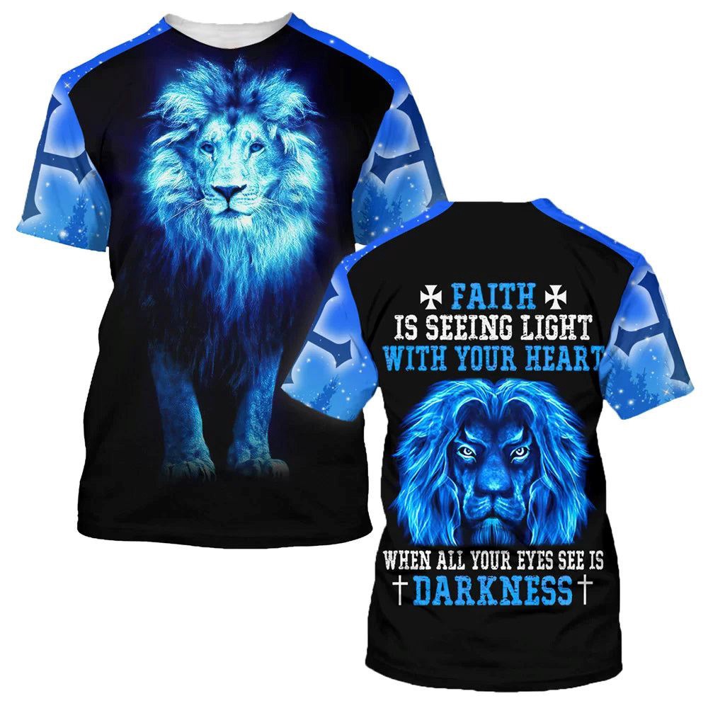 Lion Faith Is Seeing Light With Your Heart 3D T Shirt Christian T Shirt Jesus Tshirt Designs Jesus Christ Shirt 2 qlfvjh.jpg Lion Faith Is Seeing Light With Your Heart 3D T Shirt Christian T Shirt Jesus Tshirt Designs Jesus Christ Shirt 2 qlfvjh.jpg
