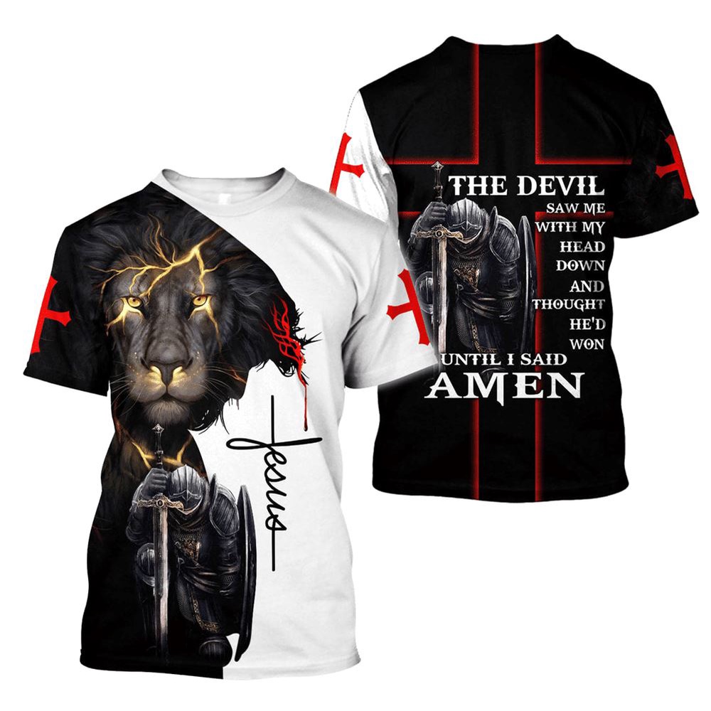 Lion Jesus And Knight Templar Jesus 3D T Shirt Christian T Shirt Jesus Tshirt Designs Jesus Christ Shirt 1 chjx3f.jpg Lion Jesus And Knight Templar Jesus 3D T Shirt Christian T Shirt Jesus Tshirt Designs Jesus Christ Shirt 1 chjx3f.jpg