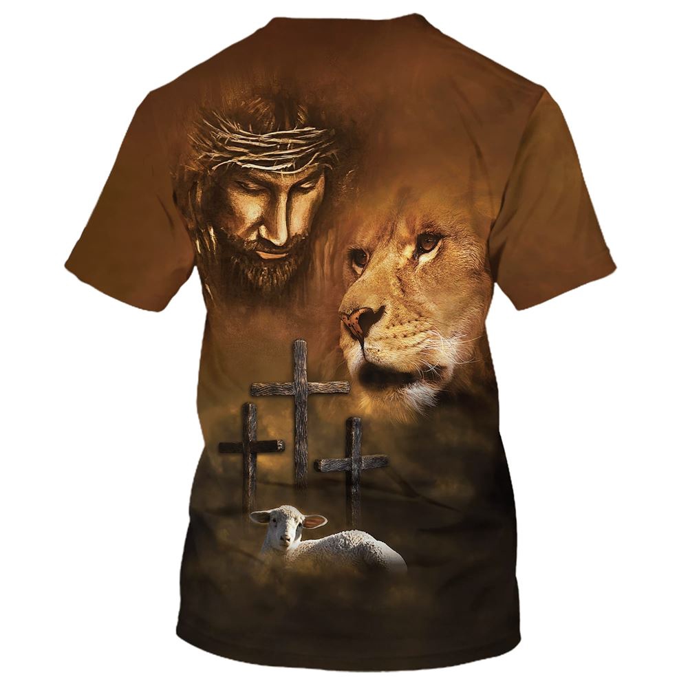 Lion Lamb Jesus 3D T Shirt Christian T Shirt Jesus Tshirt Designs Jesus Christ Shirt 2 pmhb54.jpg Lion Lamb Jesus 3D T Shirt Christian T Shirt Jesus Tshirt Designs Jesus Christ Shirt 2 pmhb54.jpg