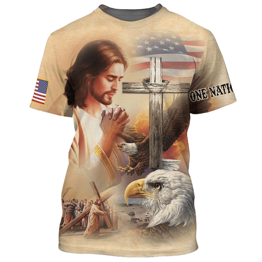 Lion Pray With Jesus On The Cross 3D T Shirt Christian T Shirt Jesus Tshirt Designs Jesus Christ Shirt 1 f2rmss.jpg Lion Pray With Jesus On The Cross 3D T Shirt Christian T Shirt Jesus Tshirt Designs Jesus Christ Shirt 1 f2rmss.jpg