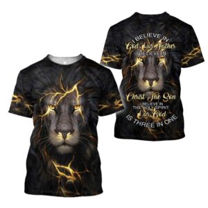 Lion Thunder I Beleive In God Our Father Jesus 3D T Shirt Christian T Shirt Jesus Tshirt Designs Jesus Christ Shirt 1 yypcnc.jpg