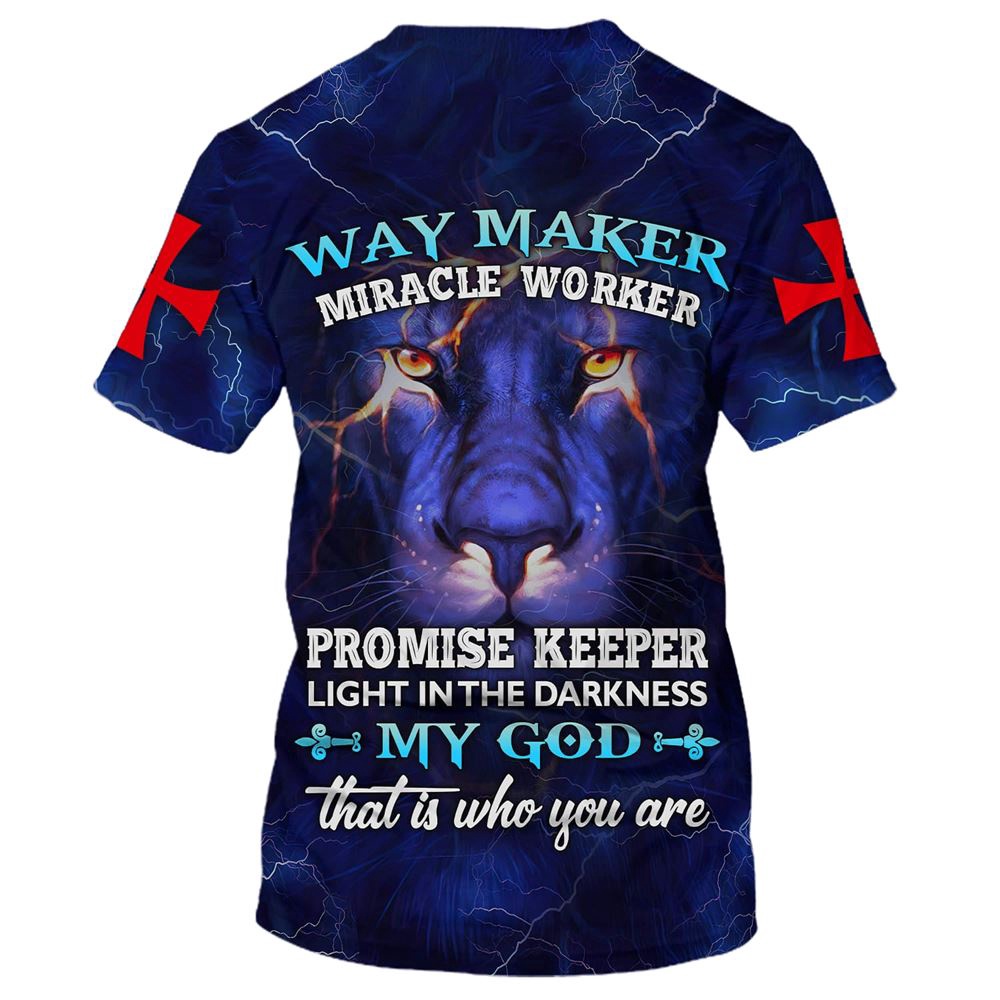 Lion Way Maker Miracle Worker Promise Keeper 3D T Shirt Christian T Shirt Jesus Tshirt Designs Jesus Christ Shirt 2 dsdejg.jpg Lion Way Maker Miracle Worker Promise Keeper 3D T Shirt Christian T Shirt Jesus Tshirt Designs Jesus Christ Shirt 2 dsdejg.jpg