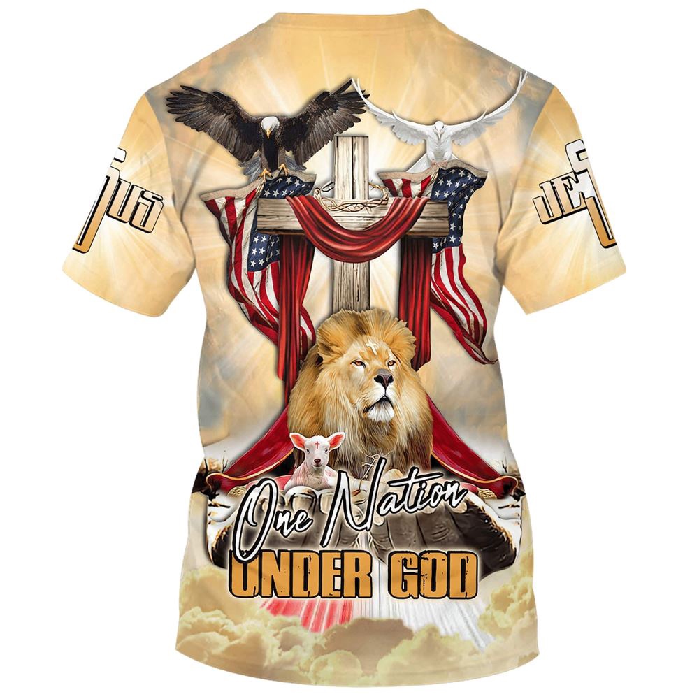 Lion Wooden Cross And The Lamb 3D T Shirt Christian T Shirt Jesus Tshirt Designs Jesus Christ Shirt 2 km9ev1.jpg Lion Wooden Cross And The Lamb 3D T Shirt Christian T Shirt Jesus Tshirt Designs Jesus Christ Shirt 2 km9ev1.jpg