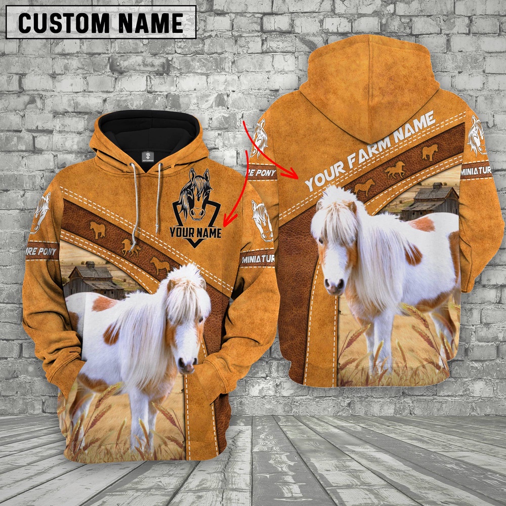 Miniature Pony 3D Customized Name Farm Name Hoodie Farm Hoodie Farmher Shirt 1 epknz2.jpg